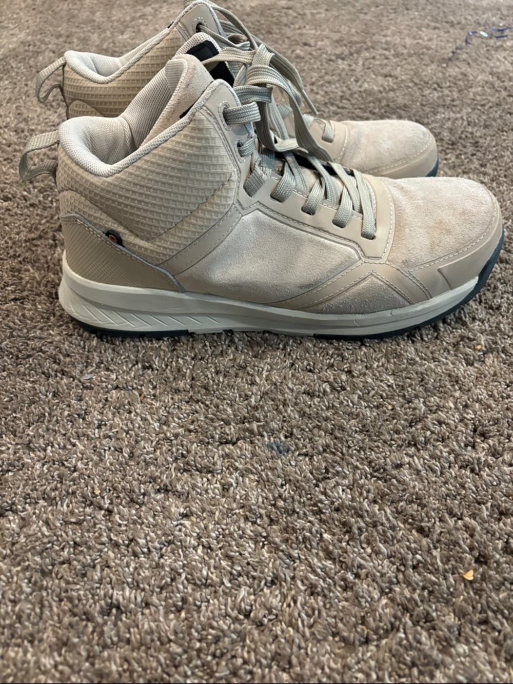 BOGS sandstone mid-suede waterproof safety tor woman size 10